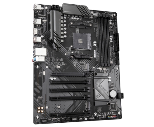 GIGABYTE B550 EAGLE Placa base - Procesadores AMD Ryzen serie 5000 G, VRM de 10+3+1 fases, hasta 3200 MHz DDR4, 1xPCIe 4.0 + 1xPCIe 3.0 M.2, LAN 1GbE,