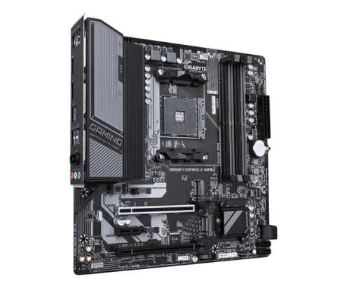 GIGABYTE B550M GAMING X WIFI6 Placa base - Procesadores AMD Ryzen 5000, VRM de 5+3 fases, hasta 3200 MHz DDR4, 1x M.2 PCIe 4.0 + 1x M.2 PCIe 3.0, Wi-F