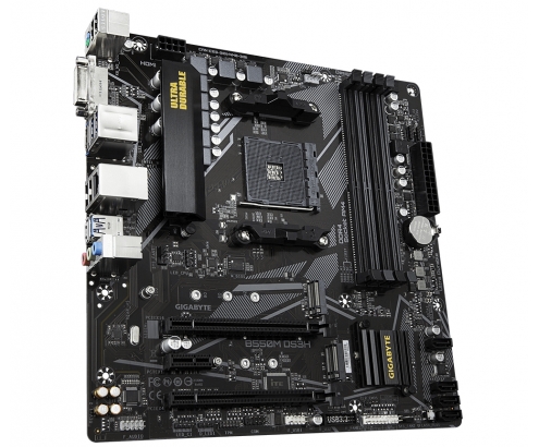 Gigabyte B550M Placa base socket AM4 GMB55MDSH-00	