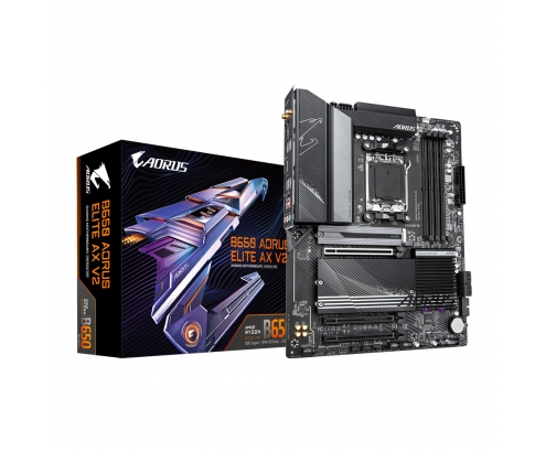 Gigabyte B650 AORUS ELITE AX V2 placa base AMD B650 Zócalo AM5 ATX