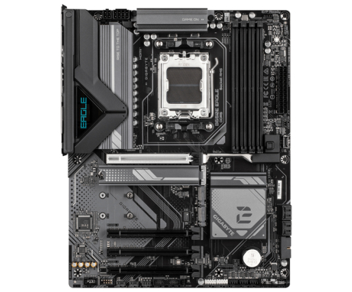GIGABYTE B650E EAGLE Placa Base – Procesadores AMD Ryzen 9000 Series, VRM de 8+2+2 fases, hasta 8200 MHz DDR5 (OC), 1x PCIe 5.0 + 2x PCIe 4.0 M.2, L