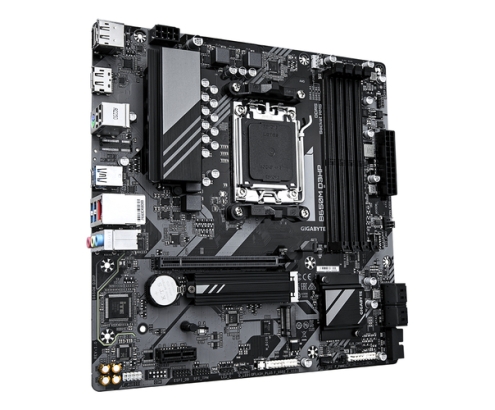 GIGABYTE B650M D3HP Placa base - AMD Ryzen serie 9000, VRM de 5+2+2 fases, hasta 7600 MHz DDR5 (OC), 2xPCIe 4.0 M.2, LAN 2,5 GbE, USB 3.2 Gen 1