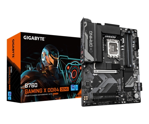 GIGABYTE B760 GAMING X DDR4 GEN5 Placa Base – Compatible con procesadores Intel Core 14ᵃ generación, VRM de 8+1+1 fases, hasta 5333 MHz DDR4 (OC)