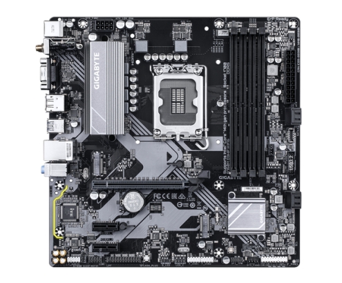 GIGABYTE B760M D3HP WIFI6 Placa base - Compatible con procesadores Intel Core 14ª generación, VRM digital de 4+1+1 fases, hasta 5600 MHz DDR5, 2x M.