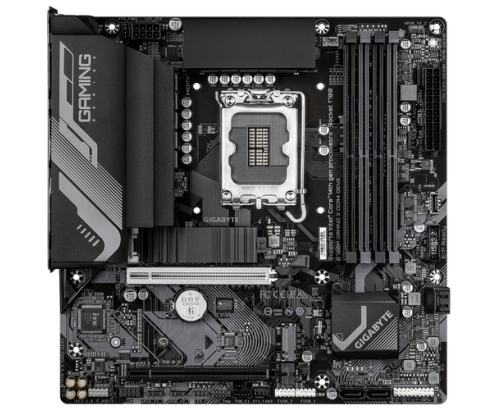 GIGABYTE B760M GAMING X DDR4 GEN5 Placa Base – Compatible con procesadores Intel Core 14ª generación, VRM de 8+1+1 fases, hasta 3200 MHz DDR4, 2 x