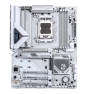GIGABYTE B850 EAGLE ICE Placa Base – Procesadores AMD Ryzen serie 9000, VRM digital de 8+2+2 fases, hasta 8200 MHz DDR5 (O.C), 1 x M.2 PCIe 5.0 + 2 