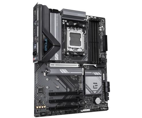 GIGABYTE B850 EAGLE WIFI6E Placa Base - Procesadores AMD Ryzen Serie 9000, VRM digital de 8+2+2 fases, hasta 8200MHz DDR5 (OC), 1xPCIe 5.0 + 2xPCIe 4.