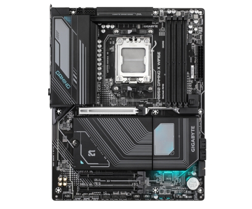 GIGABYTE B850 GAMING X WIFI6E Placa Base - Procesadores AMD Ryzen Serie 9000, VRM digital de 12+2+2 fases, hasta 8200MHz DDR5 (OC), 1xPCIe 5.0 + 2xPCI