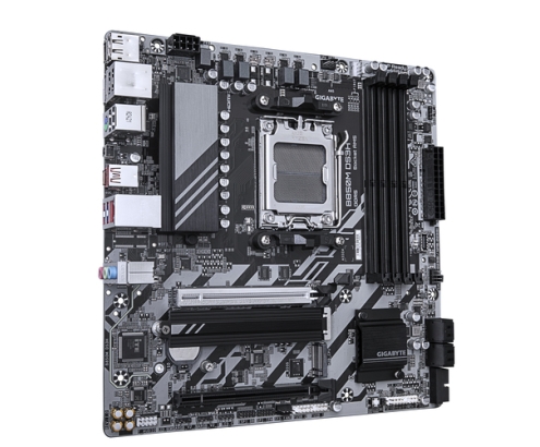 GIGABYTE B850M DS3H Placa Base - Procesadores AMD Ryzen Serie 9000, 16+2+2 fases VRM digitales, hasta 8200MHz DDR5 (OC), 1xPCIe 5.0 + 1xPCIe 4.0 M.2,