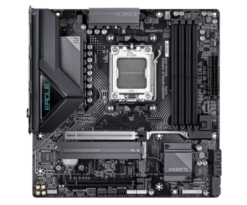 GIGABYTE B850M EAGLE WIFI6E Placa Base - Procesadores AMD Ryzen Serie 9000, VRM digital de 8+2+2 fases, hasta 8200MHz DDR5 (OC), 1xPCIe 5.0 + 1xPCIe 4