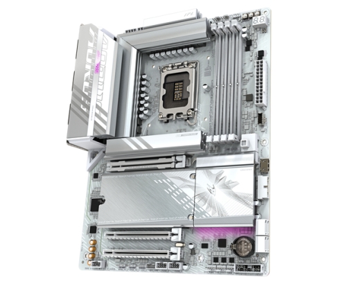 GIGABYTE B860 AORUS ELITE WIFI7 ICE Placa base - CPUs Intel Core Ultra, VRM de 14+1+2+1 fases, hasta 9200MHz DDR5, 1xPCIe 5.0 + 2xPCIe 4.0 M.2, LAN 2,
