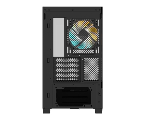 GIGABYTE C201 PANORAMIC Caja de PC – Torre Media, m-ATX, soporte para radiador de 360 mm, 3 ventiladores preinstalados, USB 3.0, compatible con RGB 