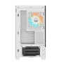 GIGABYTE C201 PANORAMIC ICE Caja para PC – Torre media, m-ATX, compatible con radiador de 360 mm, 3 ventiladores preinstalados, USB 3.0, compatible 