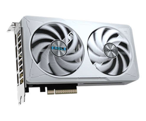 GIGABYTE GeForce RTX 5060 EAGLE OC ICE 8G Tarjeta Gráfica - 8GB GDDR7, 128bit, PCI-E 5.0, 2550 MHz Frecuencia del núcleo, 3 x DisplayPort, 1 x HDMI,