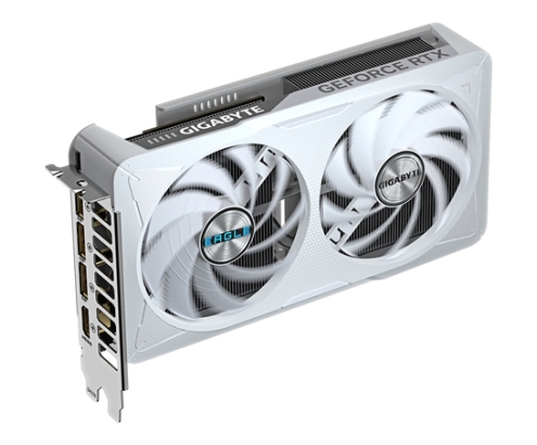 GIGABYTE GeForce RTX 5060 EAGLE OC ICE 8G Tarjeta Gráfica - 8GB GDDR7, 128bit, PCI-E 5.0, 2550 MHz Frecuencia del núcleo, 3 x DisplayPort, 1 x HDMI,