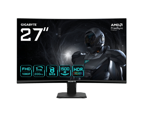 GIGABYTE GS27FCA Monitor gaming curvo 27