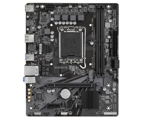 GIGABYTE H610M K V2 Placa base - Procesadores Intel Core 14ª generación, hasta 5600 MHz DDR5, 1xPCIe 3.0 M.2, LAN 1GbE, USB 3.2 Gen 1