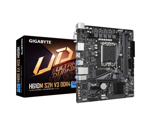 Gigabyte H610M S2H V3 DDR4 placa base Intel H610 Express LGA 1700 micro ATX