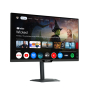 GIGABYTE M27QS Monitor Inteligente 27” 2K QHD - Google TV, Pantalla inalámbrica, 2560 x 1440, 180Hz, 1ms, 350 cd/m², FreeSync, Display HDR400, HDM