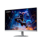 GIGABYTE M27UP ICE Monitor de juego 27” 4K UHD - Modo dual (4K 160Hz o FHD 320Hz), 3840 x 2160, 1ms, 350 cd/m², FreeSync Premium, DisplayHDR400, HD