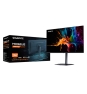 GIGABYTE MO32U2 Monitor Gaming OLED 32” 4K UHD - 3840 x 2160, 240Hz, 0.03ms, 250 cd/m², G-Sync Compatible, FreeSync Premium Pro, Display HDR True B