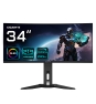 GIGABYTE Monitor de juegos curvo OLED WQHD MO34WQC2 de 34
