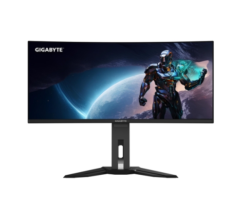 GIGABYTE Monitor de juegos curvo OLED WQHD MO34WQC2 de 34