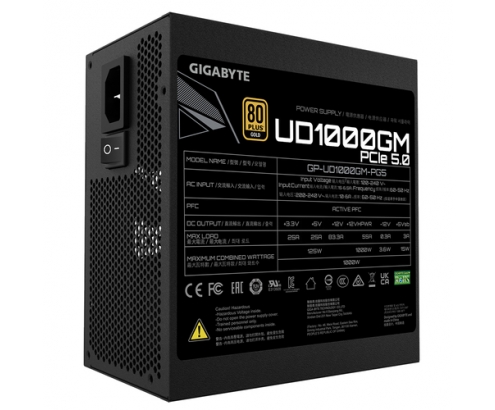 Gigabyte UD1000GM PG5 unidad de fuente de alimentación 1000 W 20+4 pin ATX ATX Negro