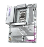 GIGABYTE X870E AORUS ELITE WIFI7 ICE Placa base - Soporta procesadores AMD Ryzen 9000, VRM digital de 16+2+2 fases, hasta 8200 MHz DDR5 (O.C.), 3x PCI