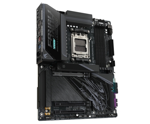 GIGABYTE X870E AORUS ELITE X3D Placa Base – Compatible con procesadores AMD Ryzen 9000, VRM digital de 16+2+2 fases, hasta 9000 Hz DDR5 (OC), 2 x PC