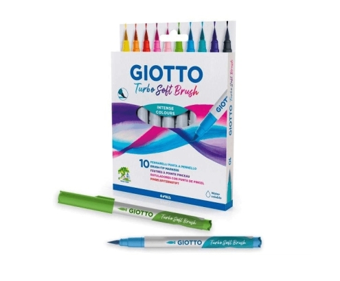 Giotto Turbo Soft Brush Multicolor 10 pieza(s)