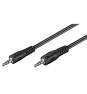 Goobay 50430 cable de audio 5 m 3,5mm Negro