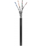 Goobay Cable de red CAT 6 S/FTP (S-STP) 100 m Negro