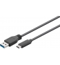 Goobay Cable USB 3.2 Gen 1 (3.1 Gen 1) USB A/USB C 0,15 m Negro
