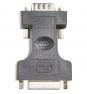 Goobay DVI-I M / VGA F DVI-I 12+5 D-Sub Negro