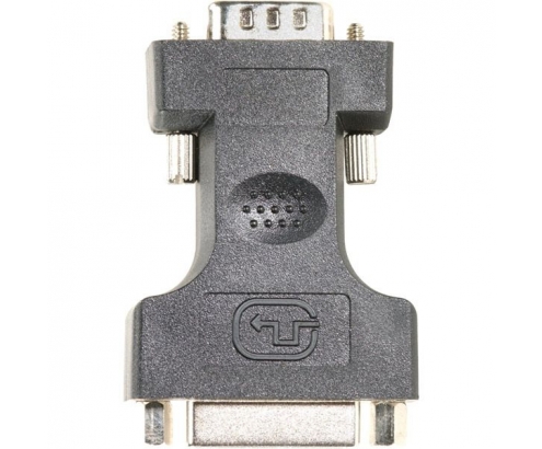 Goobay DVI-I M / VGA F DVI-I 12+5 D-Sub Negro