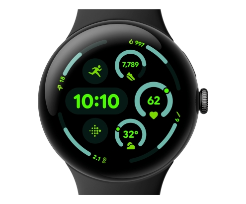 Google Pixel Watch 3 AMOLED 45 mm Digital Pantalla táctil Negro Wifi GPS (satélite)