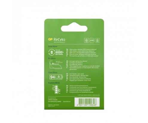 GP Batteries 100AAAHCE-2WB2 Batería recargable AAA Níquel-metal hidruro (NiMH)