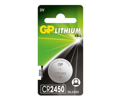 GP Batteries Lithium Cell CR2450 pila doméstica Batería de un solo uso Litio