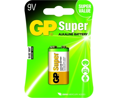 GP Batteries Super Alkaline 9V Batería de un solo uso Alcalino