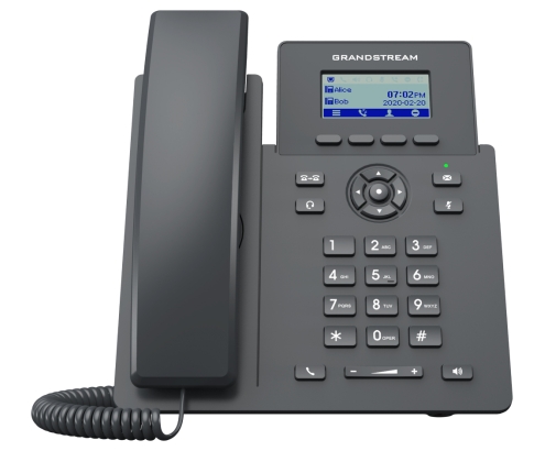 Grandstream Networks GRP2601P teléfono IP Negro 2 líneas LCD