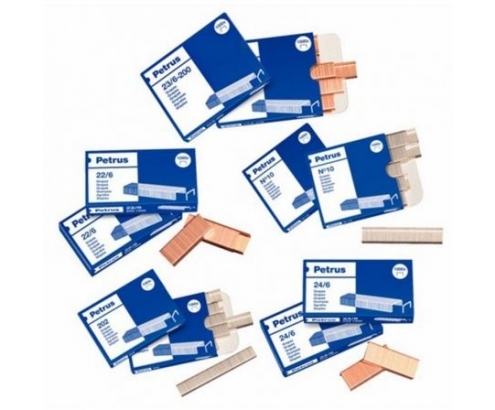 GRAPAS ESSELTE CAJA 1000 UNIDADES PETRUS 22 6 55721