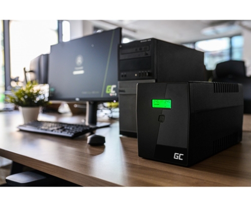Green Cell UPS04 sistema de alimentación ininterrumpida (UPS) Línea interactiva 1,999 kVA 900 W 5 salidas AC