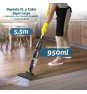 Grunkel ASP-EASY aspiradora de pie y escoba eléctrica Aspiradora escoba Corriente alterna Secar HEPA Sin bolsa 0,95 L 600 W Azul
