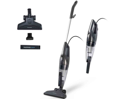 Grunkel ASP-EASY aspiradora de pie y escoba eléctrica Aspiradora escoba Corriente alterna Secar HEPA Sin bolsa 0,95 L 600 W Azul
