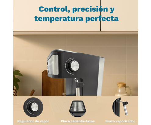 Grunkel CAFPRESSO-20AROMA cafetera eléctrica Semi-automática Máquina espresso 1,8 L