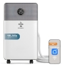 Grunkel DH-10DT deshumidificador 2 L 42 dB Gris, Blanco