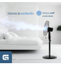 Grunkel FAN-165RNG ventilador Negro