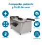 Grunkel FRYPRO-3SS freidora Sencillo 3 L Independiente 2000 W Acero inoxidable