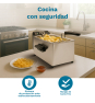 Grunkel FRYPRO-3SS freidora Sencillo 3 L Independiente 2000 W Acero inoxidable